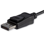 StarTech.com Cavo Adattatore DisplayPort USB-C da 1,8m - 8K 60Hz - Adattatore Video USB-C - Compatibile Thunderbolt 3 - HBR3 - Adattatore video esterno - USB-C - DisplayPort - nero - per P/N: TB4CDOCK